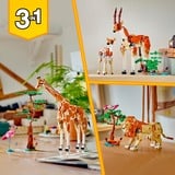 LEGO Safari de Animales Salvajes, Juegos de construcción Juego de construcción, 9 año(s), Plástico, 780 pieza(s), 1 kg