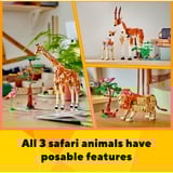 LEGO Safari de Animales Salvajes, Juegos de construcción Juego de construcción, 9 año(s), Plástico, 780 pieza(s), 1 kg