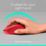 Logitech M330 Silent Plus ratón mano derecha RF inalámbrico Mecánico 1000 DPI rojo, mano derecha, Mecánico, RF inalámbrico, 1000 DPI, Rojo