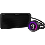 NZXT RL-KRZ53-01 computer cooling system Procesador 12 cm Negro, Refrigeración por agua negro, 12 cm, 73,11 cfm, Negro