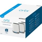 Netgear Orbi RBK853 AX6000 WiFi 6 Mesh System Tribanda (2,4 GHz/5 GHz/5 GHz) Wi-Fi 6 (802.11ax) Gris 4 Interno, Enrutador de malla Gris, Interno, Poder, 525 m², Tribanda (2,4 GHz/5 GHz/5 GHz), Wi-Fi 6 (802.11ax)