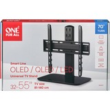 One for all Soporte de mesa para Smart TV negro