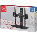 One for all Soporte de mesa para Smart TV negro