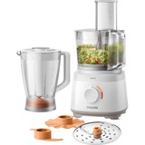 Philips Daily Collection Robot de cocina compacto de 700 W con 19 funciones blanco, 2,1 L, Blanco, Giratorio, China, 1 discos, ABS sintéticos