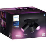 Philips Hue White & Color Ambiance Fugato foco triple, Luz de LED blanco
