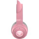 Razer Kraken Kitty V2 BT, Auriculares para gaming rosa neón
