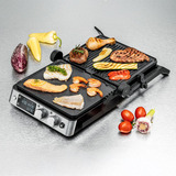 Rommelsbacher KG 2025, Barbacoa de contacto acero fino/Negro