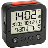 TFA 60.2528.01, Despertador negro/Rojo
