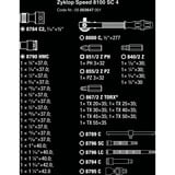 Wera 8100 SC 4 Zyklop Speed, Kit de herramientas negro/Verde
