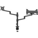 goobay Soporte de monitor Deluxe con brazo para portátil negro