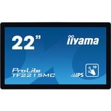 iiyama ProLite TF2215MC-B2 pantalla para PC 54,6 cm (21.5") 1920 x 1080 Pixeles Full HD LED Pantalla táctil Multi-usuario Negro, Monitor LED negro, 54,6 cm (21.5"), 1920 x 1080 Pixeles, Full HD, LED, 14 ms, Negro