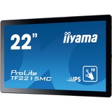 iiyama ProLite TF2215MC-B2 pantalla para PC 54,6 cm (21.5") 1920 x 1080 Pixeles Full HD LED Pantalla táctil Multi-usuario Negro, Monitor LED negro, 54,6 cm (21.5"), 1920 x 1080 Pixeles, Full HD, LED, 14 ms, Negro