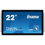 iiyama ProLite TF2215MC-B2 pantalla para PC 54,6 cm (21.5") 1920 x 1080 Pixeles Full HD LED Pantalla táctil Multi-usuario Negro, Monitor LED negro, 54,6 cm (21.5"), 1920 x 1080 Pixeles, Full HD, LED, 14 ms, Negro