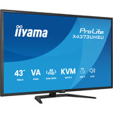 iiyama X4373UHSU-B2, Monitor LED negro (mate)