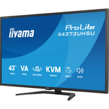 iiyama X4373UHSU-B2, Monitor LED negro (mate)