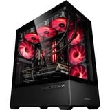 ALTERNATE ALT-THUNDER-AMD-001, Gaming-PC negro/Transparente