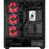 ALTERNATE ALT-THUNDER-AMD-001, Gaming-PC negro/Transparente
