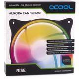 Alphacool Rise Aurora 120 mm ventilador 120x120x25mm blanco