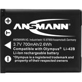 Ansmann A-Oly LI 42 B Ión de litio 650 mAh, Batería para cámara 650 mAh, 3,7 V, Ión de litio, 1 pieza(s)