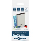 Ansmann Powerbank 10000 mAh PB222PD, Banco de potencia blanco
