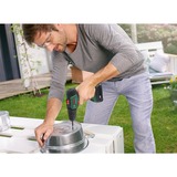 Bosch Universal Drill 18V 1450 RPM Sin llave 1,2 kg Negro, Verde, Taladro/destornillador verde/Negro, Taladro de pistola, Sin llave, Negro, Verde, 1 cm, 1450 RPM, 3 cm