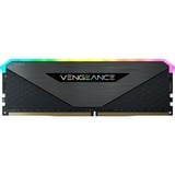 Corsair Vengeance CMG16GX4M1E3200C16 módulo de memoria 16 GB 1 x 16 GB DDR4 3200 MHz, Memoria RAM negro, 16 GB, 1 x 16 GB, DDR4, 3200 MHz, 288-pin DIMM, Negro