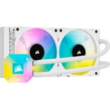 Corsair iCUE H100i ELITE CAPELLIX Procesador 12 cm, Disipador de CPU blanco, 12 cm, 75 cfm