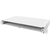 Digitus Caja de empalme de fibra óptica con cierre rápido, vacía sin panel frontal, extraíble, Caja de fíbra óptica gris