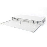 Digitus Caja de empalme de fibra óptica con cierre rápido, vacía sin panel frontal, extraíble, Caja de fíbra óptica gris