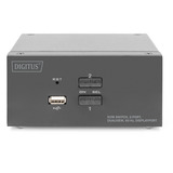 Digitus Conmutador KVM DisplayPort 2x 1, Switch KVM negro