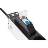 Digitus Regleta de enchufes 19" PDU con perfil de aluminio, 7 salidas negro/Aluminio