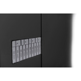Digitus Soporte para parche para montaje en pared, 483mm (19") negro