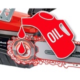 EINHELL GE-LC 18 Li Solo Sega a Catena Batteria e Senza Caricabatteria, Rosso/Nero, 0 W, 0 V, Motosierra rojo/Negro, Rosso/Nero, 0 W, 0 V