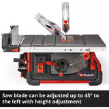 EINHELL Sierra circular de mesa profesional TP-CC 10 T rojo/Negro
