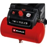 EINHELL TC-AC 190/6/8 OF Set compresor de aire 1200 W 190 l/min Corriente alterna rojo/Negro, 190 l/min, 8 bar, 1200 W, 8,8 kg