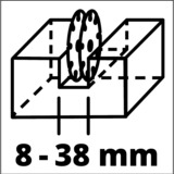 EINHELL TE-MA 1700, Esamblaje con galleta rojo/Negro