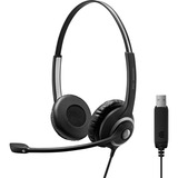 EPOS | Sennheiser IMPACT SC 260 USB, Auriculares con micrófono negro