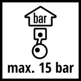 Einhell 41.381.00 10 m 15 bar Blanco, Manguera de aire comprimido blanco, 15 bar, Blanco, 10 m, 6 mm