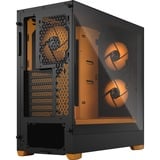 Fractal Design Pop Air Torre Negro, Naranja, Cajas de torre negro/Naranja, Torre, PC, Negro, Naranja, ATX, micro ATX, Mini-ITX, Acero, Vidrio templado, Multi