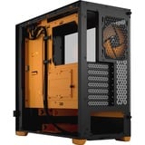 Fractal Design Pop Air Torre Negro, Naranja, Cajas de torre negro/Naranja, Torre, PC, Negro, Naranja, ATX, micro ATX, Mini-ITX, Acero, Vidrio templado, Multi