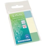 Herlitz 50033447 pestaña autoadhesiva 160 hojas Azul, Verde, Amarillo, Papel Pestaña en blanco, Azul, Verde, Amarillo, Papel, 20 mm, 50 mm, 160 hojas