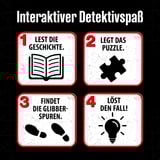 KOSMOS Rompecabezas de misterio Die drei ??? Kids: Cuidado con la trampa pegajosa, Puzzle 