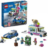 LEGO 60314 City Persecución Policial del Camión de los Helados, Juguete para Niños, Juegos de construcción Juguete para Niños, Juego de construcción, 5 año(s), Plástico, 317 pieza(s), 568 g