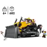 LEGO City Buldócer Amarillo, Juegos de construcción Juego de construcción, 8 año(s), Plástico, 682 pieza(s), 996 g