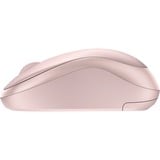 Logitech M240 Silent, Ratón rosa, Ambidextro, RF Wireless + Bluetooth, Rosa