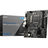 MSI MB PRO H610M-B DDR4 Intel H610 LGA 1700 micro ATX, Placa base Intel, LGA 1700, Intel® Core™ i9, LGA 1700, DDR4-SDRAM, 64 GB