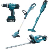 Makita DLX4093, Cortasetos azul/Negro