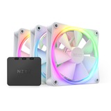 NZXT F120 RGB Triple Pack Carcasa del ordenador Ventilador 12 cm Blanco 3 pieza(s) blanco, Ventilador, 12 cm, 500 RPM, 1800 RPM, 27,5 dB, 50,18 cfm