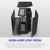 NZXT H6 ( 2026 ) Todo Negro, Cajas de torre negro