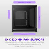 NZXT H6 ( 2026 ) Todo Negro, Cajas de torre negro